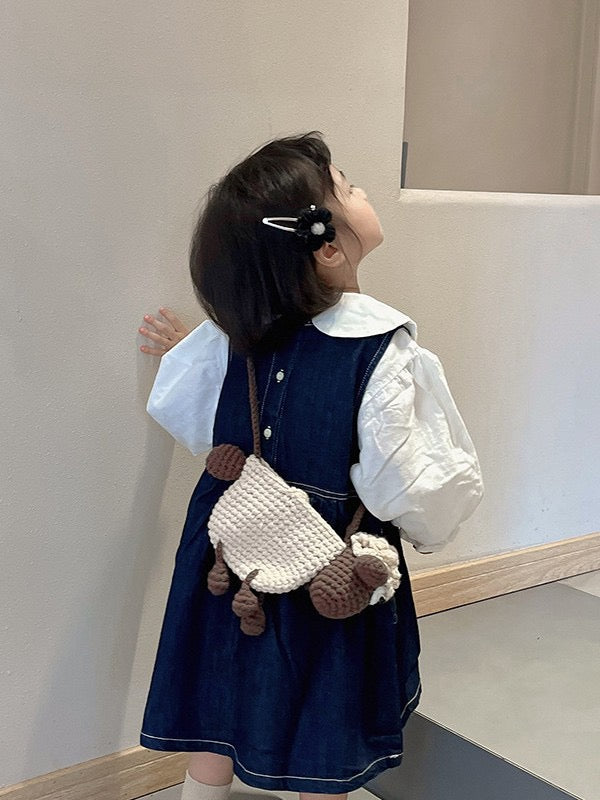 The Ririzz™ “Little Sheep” Knit Mini Bag – Your Go-To Phone & Lipstick Crossbody