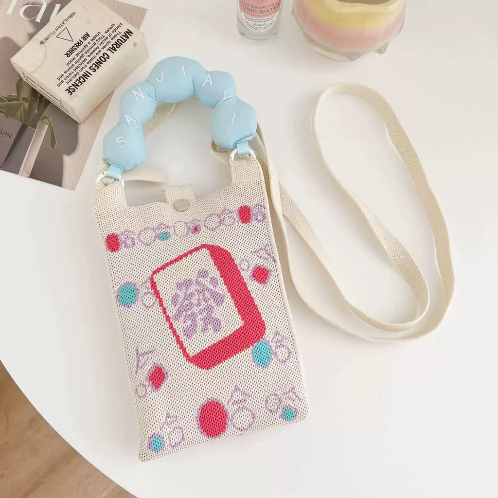 The Ririzz™ “Money Bag” Knit Mini Bag – Your Go-To Phone & Lipstick Crossbody