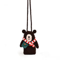 The Ririzz™ “Little Bear” Knit Mini Bag – Your Go-To Phone & Lipstick Crossbody