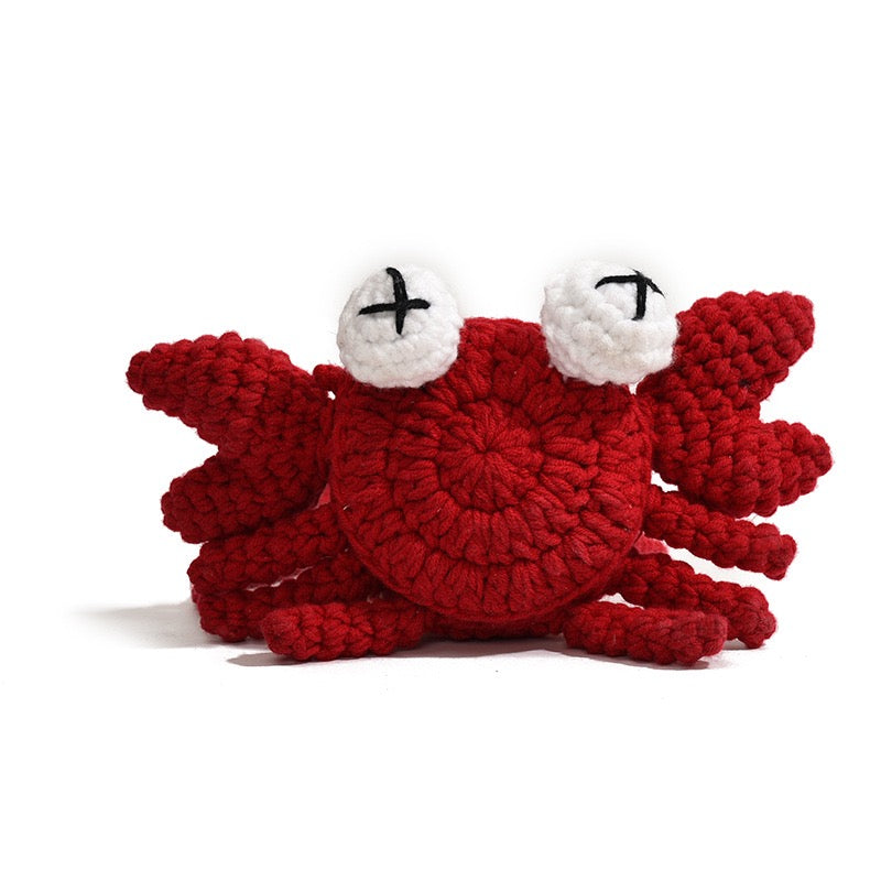 The Ririzz™ “Little Crab” Knit Mini Bag – Your Go-To Phone & Lipstick Crossbody