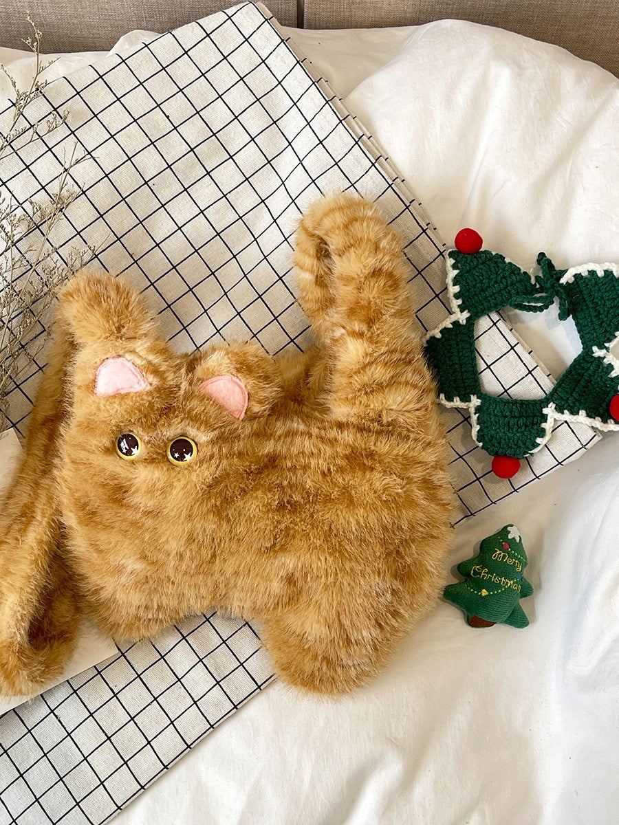 The Ririzz™ “Little Cat” Knit Mini Bag – Your Go-To Phone & Lipstick Crossbody