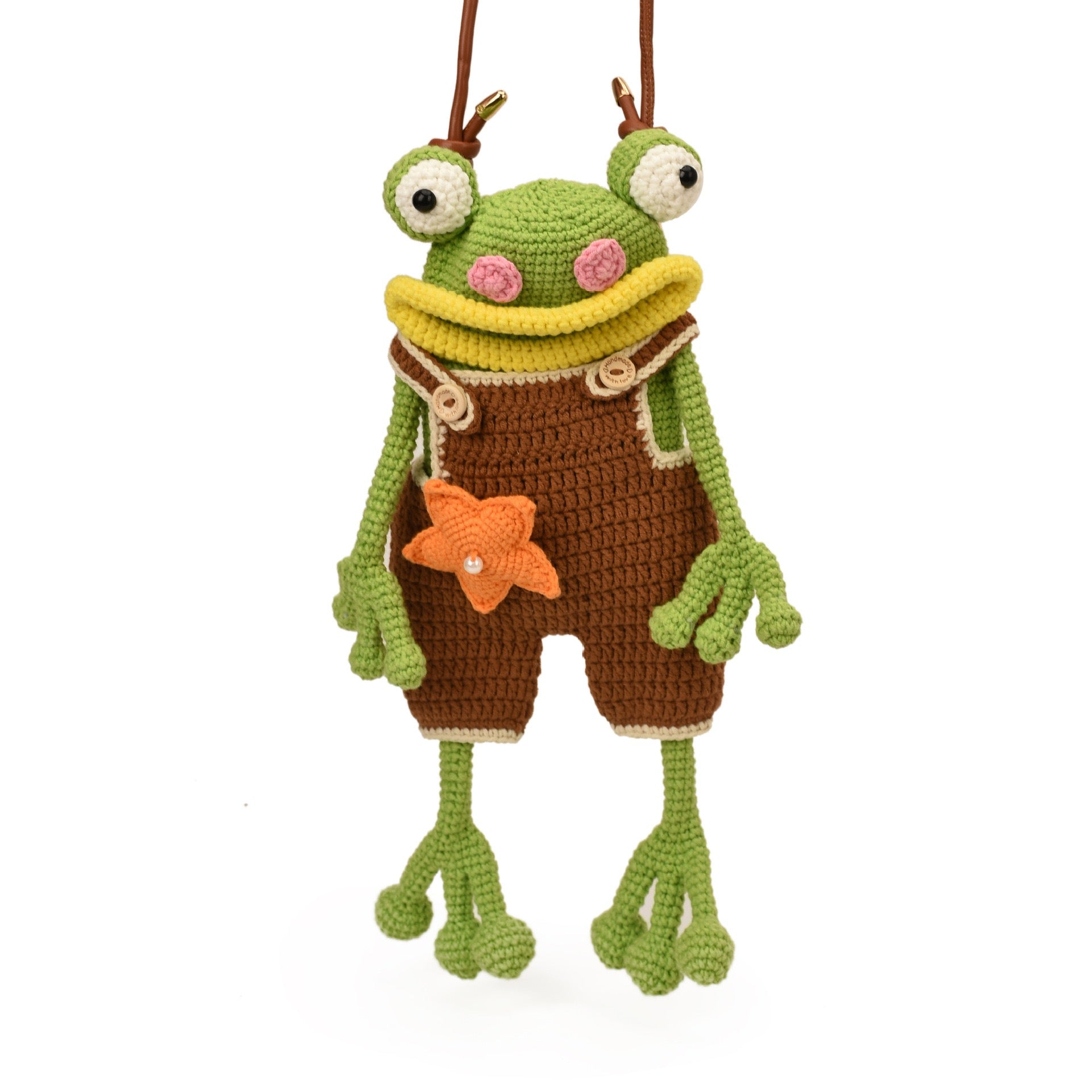 The Ririzz™ “Little Frog” Knit Mini Bag – Your Go-To Phone & Lipstick Crossbody